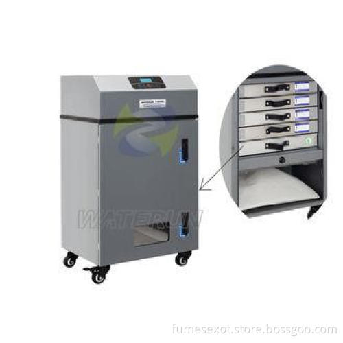 330W Mobile Portable Laser Fume Extractor For Plasma Cuttin